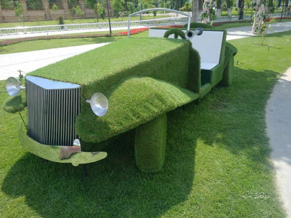 ИСКУССТВЕННЫЙ ГАЗОН.+установка Для детский плошадок биринчи кулдан