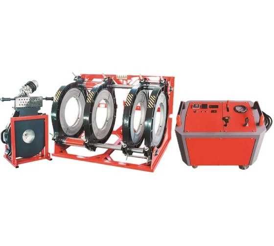 Сварка ПНД 200–450 мм HDPE butt welding пайка гидравлический svarka