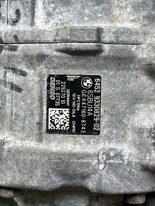 Bmw Seria 1 F20 Seria 3 F30 Compresor Clima AC