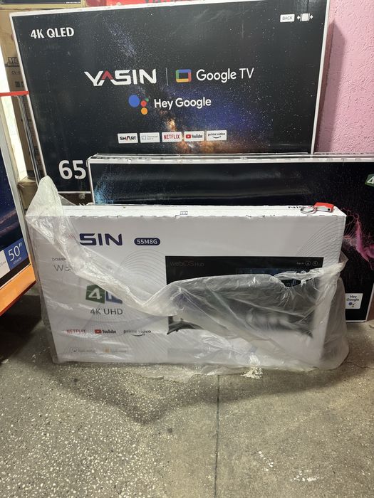 Новый телевизор Смарт тв голосовое управления отау тв тонкой