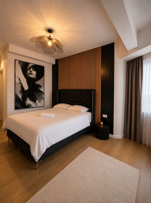 Apartament Luxury 3 camere | 2 băi | Design modern | Tunari | 10 min aeroport