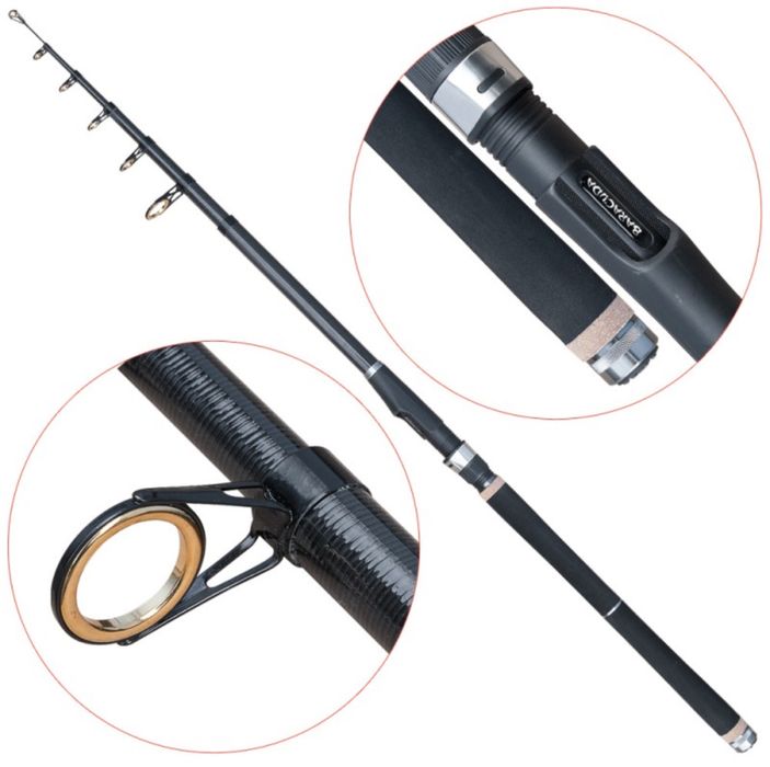 Lanseta telescopica fibra de carbon Baracuda Racer 3607