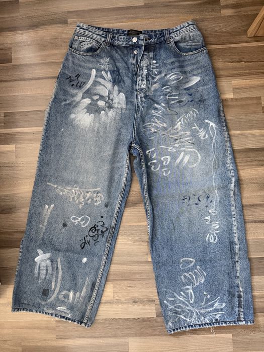 Balenciaga Graffiti Jeans/Marimea L