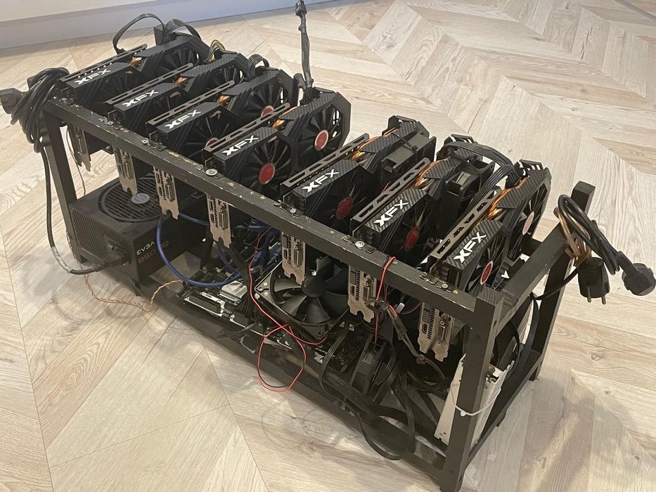 Риг - Копачка 8gb 7 видео карти