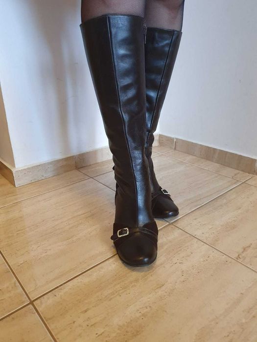 Cizme dama Italia Gia Moretti marimea 35 piele eveniment