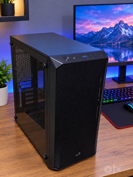 Компьютер кейс уйинлар учун (ddr4 16gb, 12100f, h610,gtx1650, ssd 256g