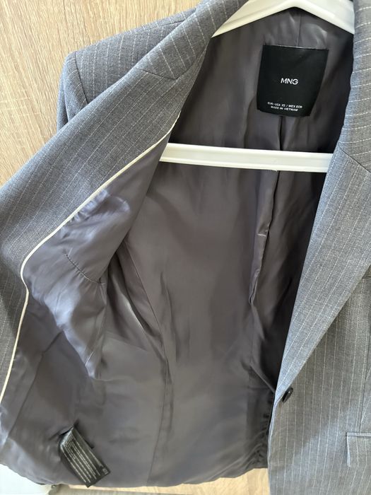 Mango сиво сако в размер XS