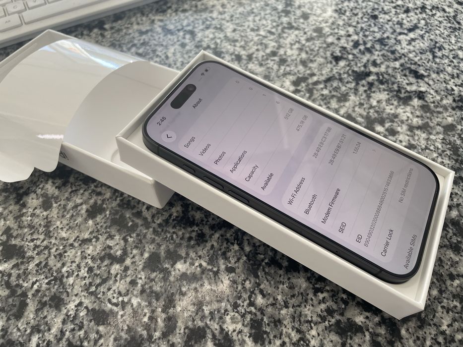 iPhone 17 512gb 0 cicluri