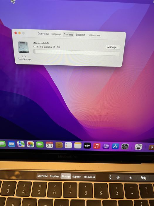 Laptop Apple Macbook Pro 13 -i7 -16 gb