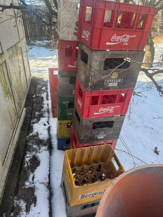 Navete plastic Coca-Cola /Stejar /Bergenbier – 31 bucăți –fără sticle