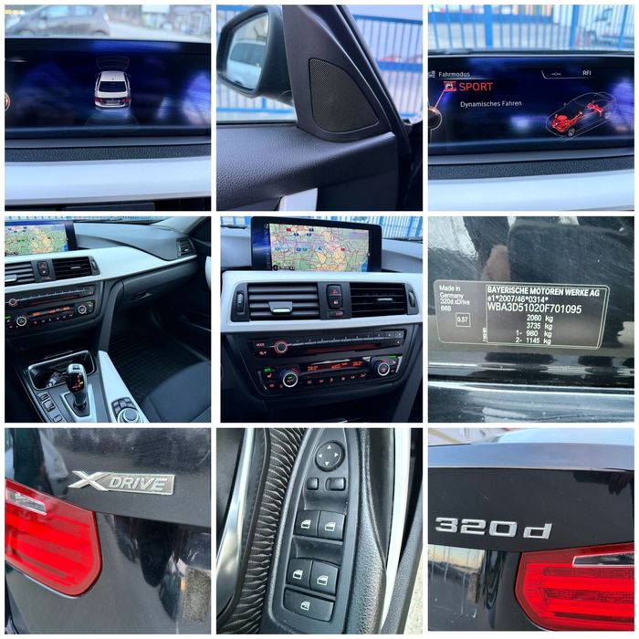Bmw 320d f30 X-drive 4x4 seria3 automat trapă  xenon•Distributie nouă•