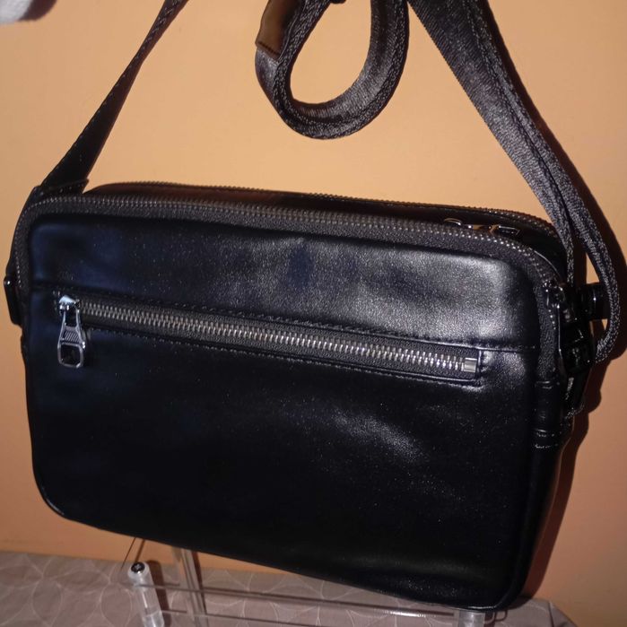 Мъжка чанта. Естествена кожа.