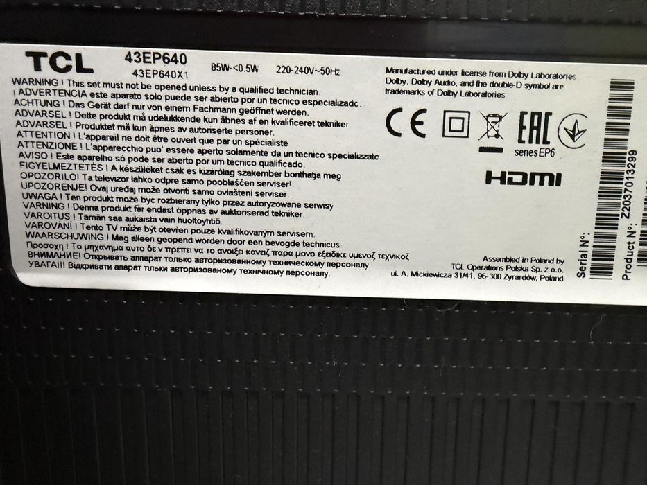 Продавам телевизори за части