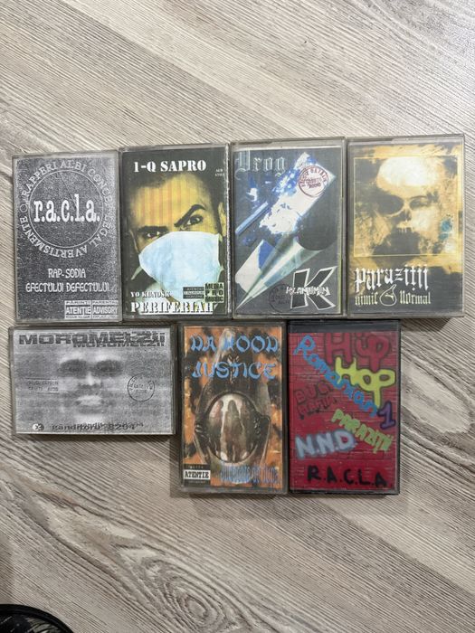 Casete hip-hop romanesc vechi