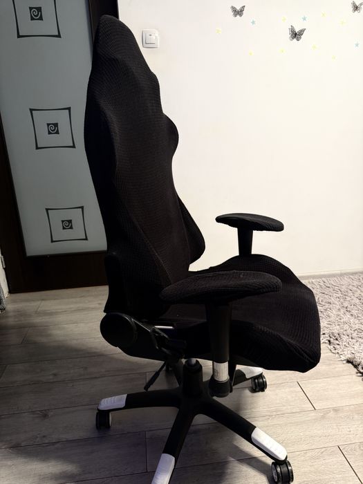 Scaun Gaming Alb/Negru