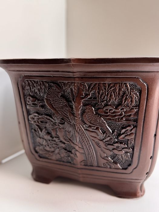 Горшки кирамика с потдоном