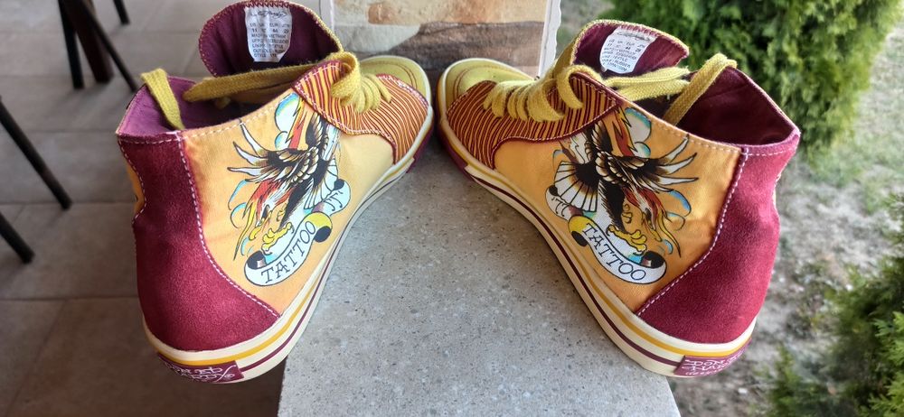 Teniși Ed Hardy high top Eagle Lighting