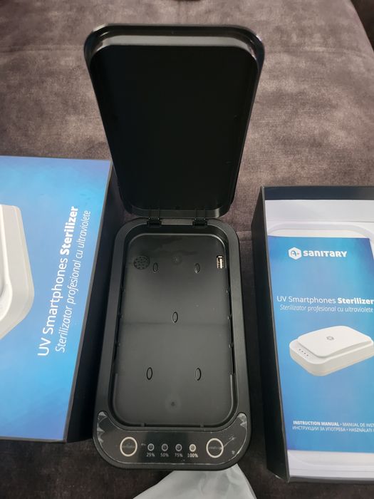 Sterilizator UV portabil NOU  pentru măști, smartphone