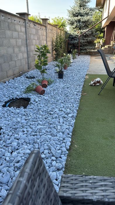 Travertin scapitat, piatra decorativa gradina, placat si pavat