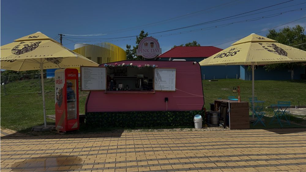 Rulota comerciala idela pentru chirros cafea si