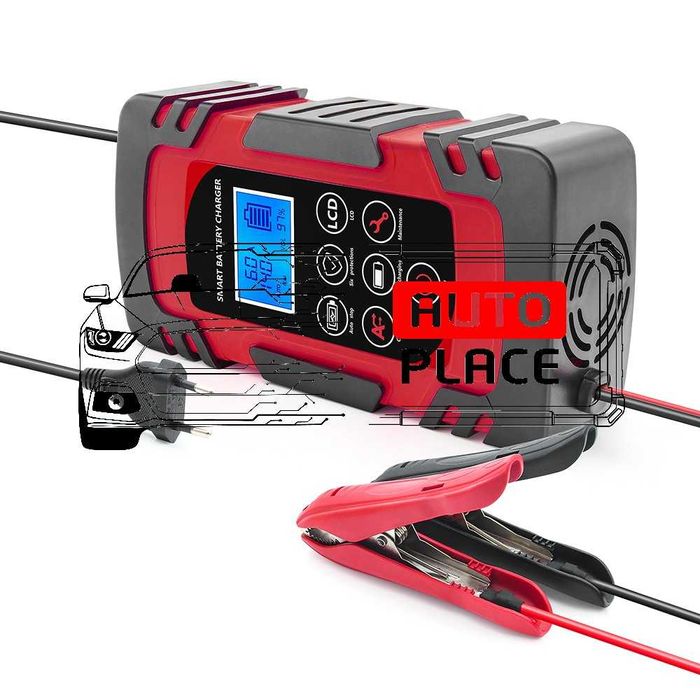 Смарт Зарядно 4AH - 100AH Smart Charger 12V/24V
