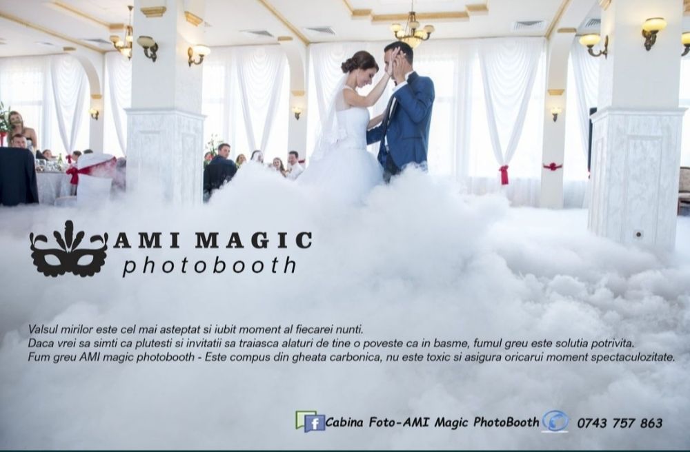 Cabina foto/ Fum greu AMI MAGIC photobooth