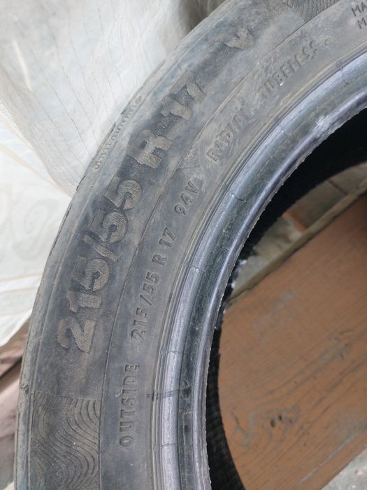 Продам Шины р17 215/55
