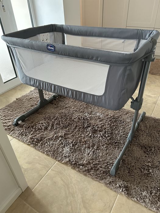 CHICCO Мини кошара - кошче с падаща преграда NEXT 2 ME ESSENTIAL STONE RE LUX