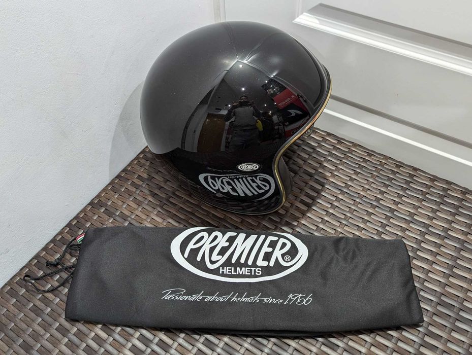 Casca moto chopper /scooter Premier Vintage U9 Glitter, marime S -open ...
