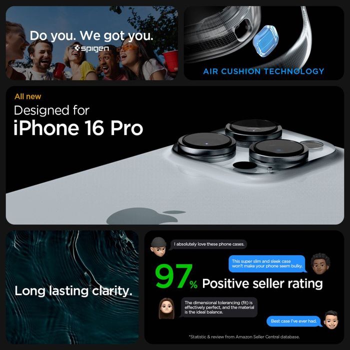Противоударен Калъф за iPhone 16 Pro, SPIGEN Ultra Hybrid Case