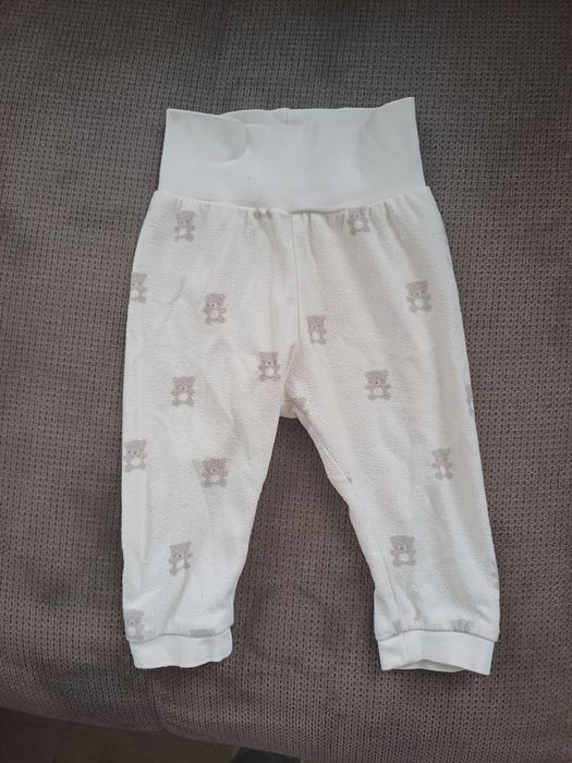 Бебешки ескимос с ръкавички и терлички, с динозаври, размер 80 -86, 12