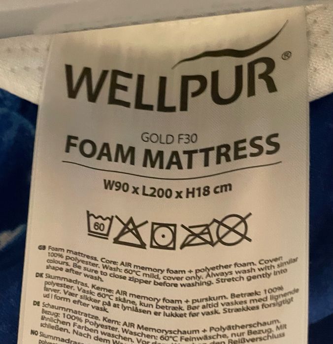 Saltea Wellpur Gold F30 90x200