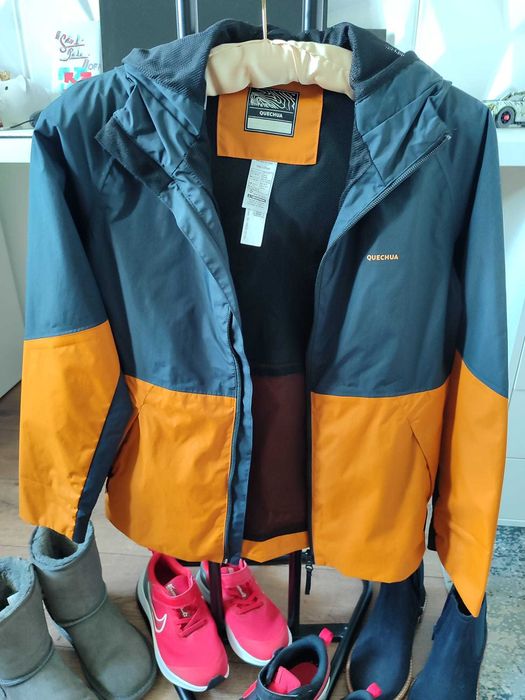Geacă Impermeabila QUECHUA,stare f buna, 10/11 ani, 141-150 cm
