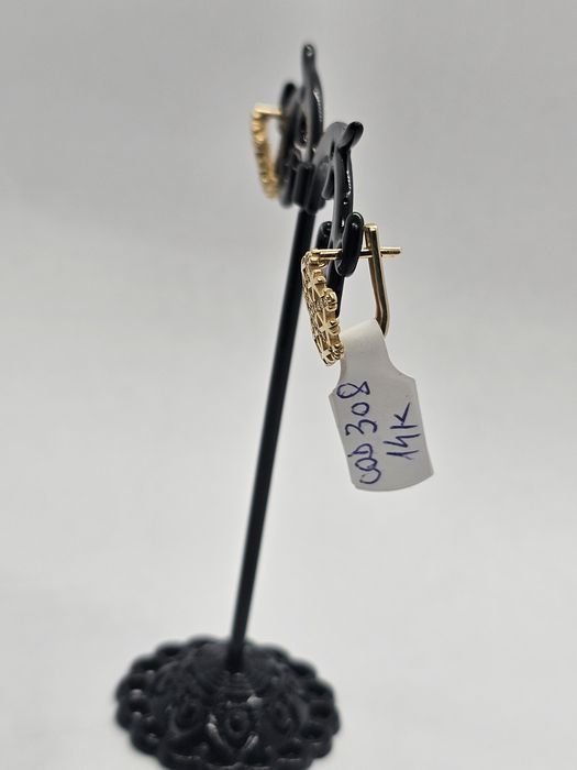 Vand cercei din aur 14 k 3.54 g cod 308