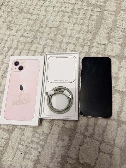 iPhone 13, 128гб, розовый, акб 80%