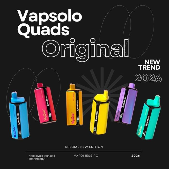 Vape Vapsolo Quads 80.000 Puffuri Arome Noi