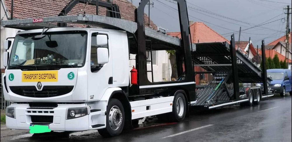 De vânzare – Ansamblu transport autoturisme Renault Premium + Lohr 1.21