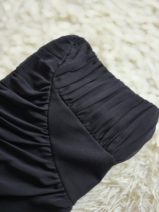 Къса черна рокля ZARA