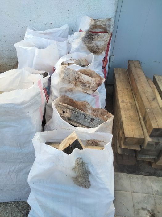 Дрова в мешках 1000тг