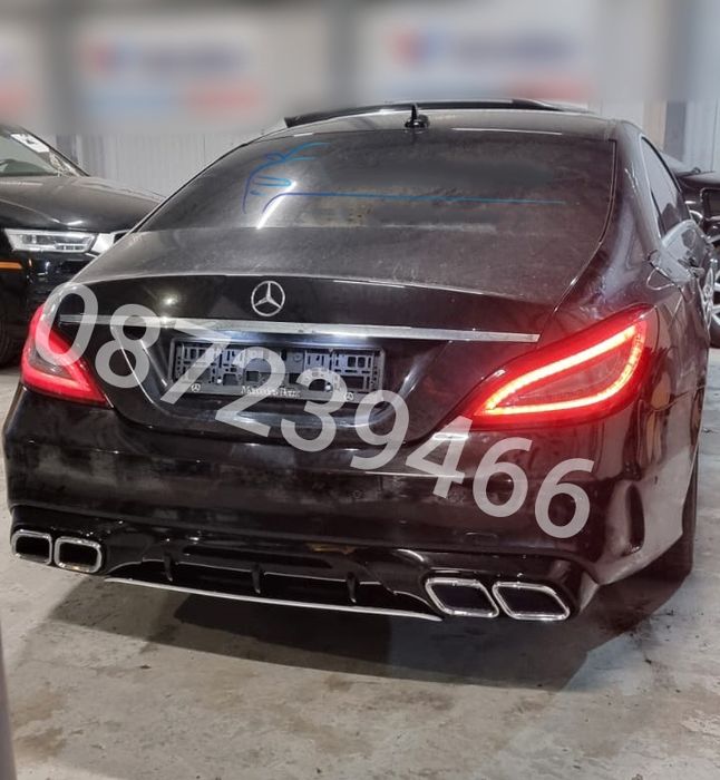 Mercedes CLS W218 AMG Мерцедес дифузьор diffuser GT добавки задна брон