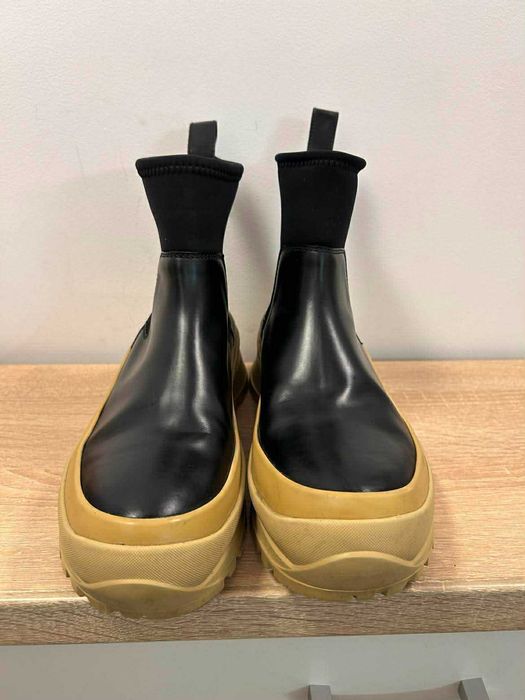 Jil Sander дамски кожени боти с Vibram подметка–№41 / 27 см, като нови