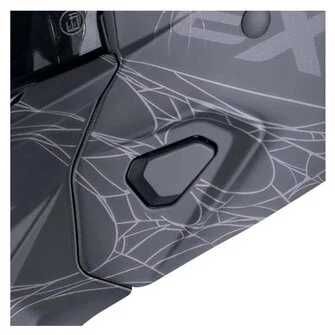 Мото каска Scorpion EXO-COMBAT II SPIDERWEB Matt Black-Silver