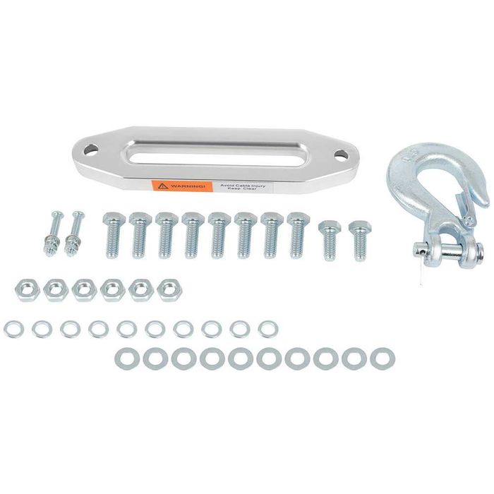 Troliu 6.000 LBS 12V – Cablu Oțel / Sufă Sintetică – Nou cu Garanție