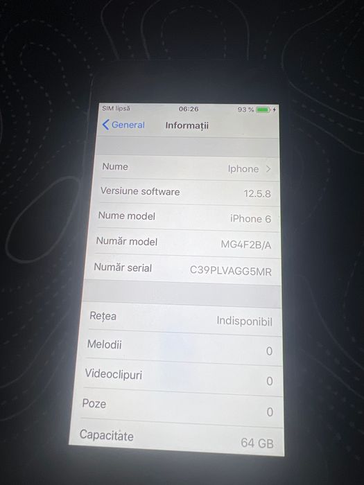 iPhone 6 64gb condiții bune