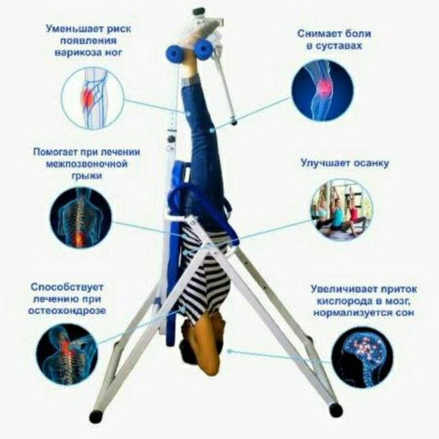 Чертеж инверсионного стола для вытяжки позвоночника