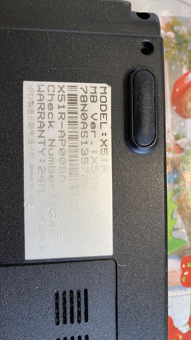 Корпус лаптоп asus x51r