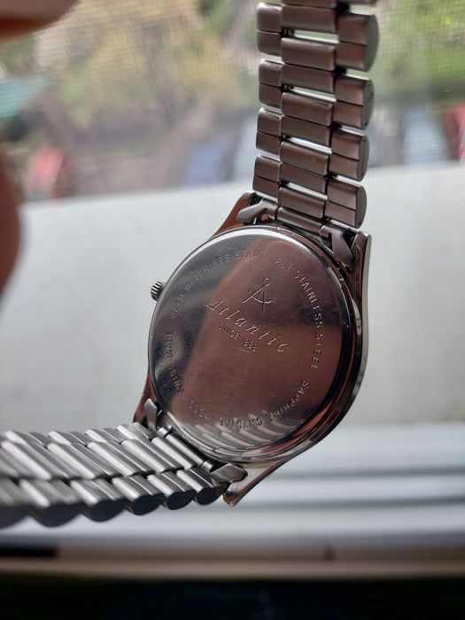 Ceas elegant elvețian Atlantic Seabase quartz,baterie noua,impecabil