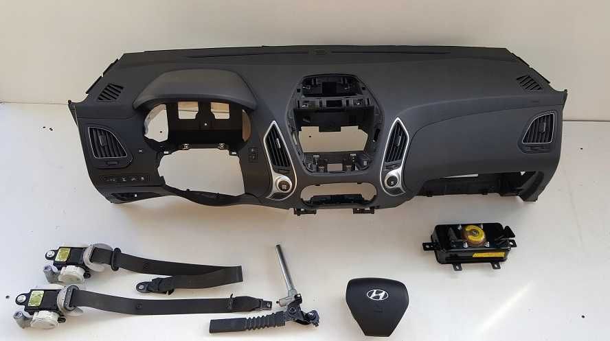 Hyundai IX35 kit airbag volan pasager - plansa de bord - set centuri
