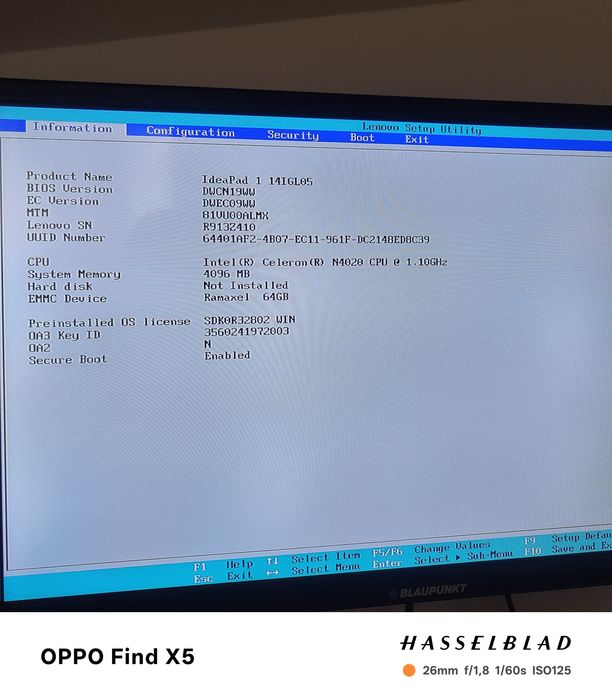 Lenovo IdeaPad 1 14IGL05 HP 17 Ryzen 3/HP ProBook 440 G6 dezmembrez