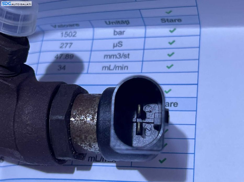 Injector Injectoare Verificate cu Fisa Parametri Ford Focus 2 1.8 TDCI 2004 - 2010 Cod 4M5Q-9F593-AD 4M5Q9F593AD [i0084]